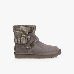 Ugg Purl Strap Klassiska Stövlar Dam Grå (843127XBK)